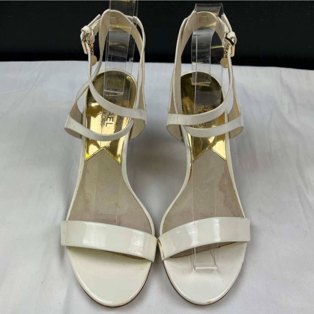 Michael Kors Women's White Shoes/Heels Sz 8M SKU 4431